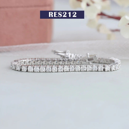 Round Diamond Tennis Bracelet